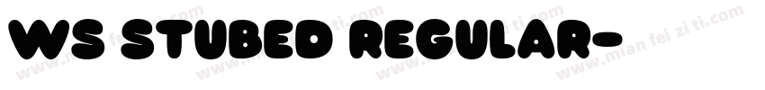 WS Stubed Regular字体转换